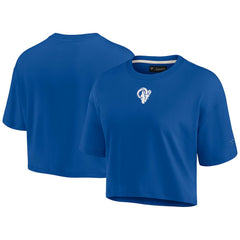 NFL Los Angeles Rams Women's Elements Super Soft Boxy Cropped T-Shirt
