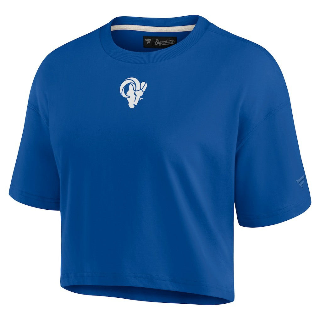 NFL Los Angeles Rams Women's Elements Super Soft Boxy Cropped T-Shirt