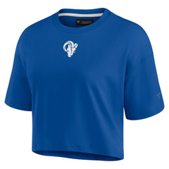 NFL Los Angeles Rams Women's Elements Super Soft Boxy Cropped T-Shirt