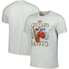 NFL New Orleans Saints Homage Jazz Hyper Local Tri-Blend T-Shirt