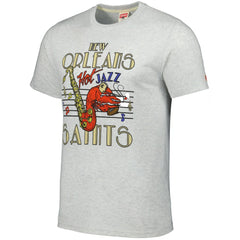 NFL New Orleans Saints Homage Jazz Hyper Local Tri-Blend T-Shirt