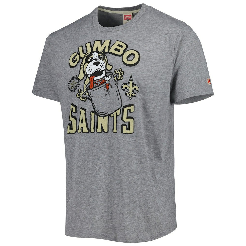 NFL New Orleans Saints Homage Gumbo Hyper Local Tri-Blend T-Shirt