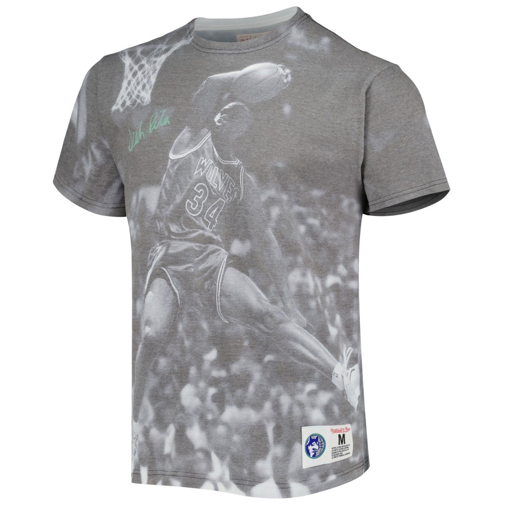Isaiah Rider Minnesota Timberwolves Above The Rim T-Shirt - Gray | Mitchell & Ness sale