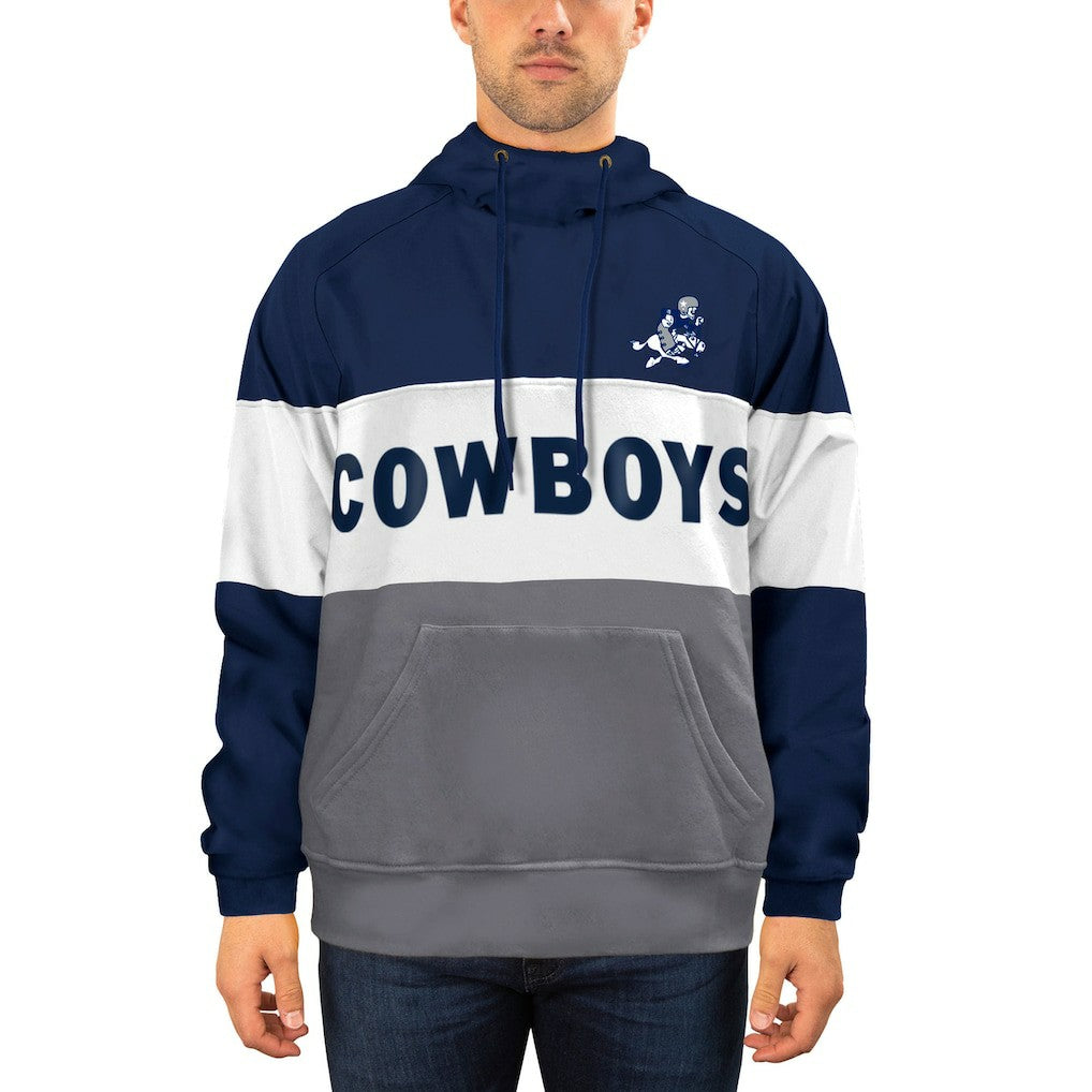 NFL Dallas Cowboys Fleece Retro Joe Pullover Hoodie
