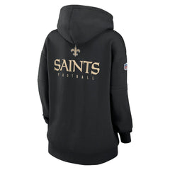 NFL New Orleans Saints Women's 2023 Sideline Club Fleece Pullover Hoodie