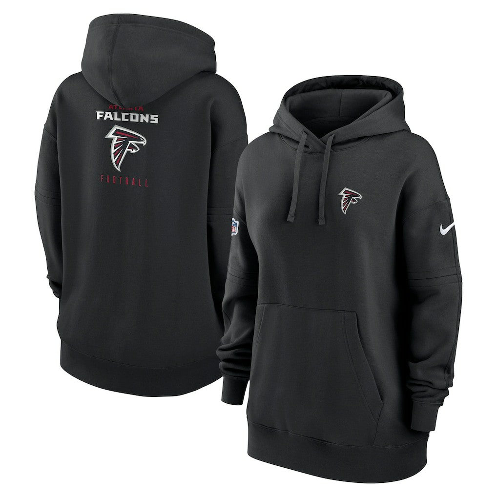 NFL Atlanta Falcons Women's 2023 Sideline Club Fleece Pullover Hoodie