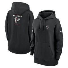 NFL Atlanta Falcons Women's 2023 Sideline Club Fleece Pullover Hoodie