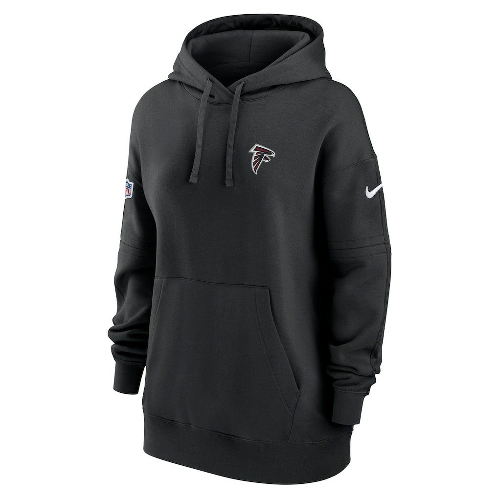 NFL Atlanta Falcons Women's 2023 Sideline Club Fleece Pullover Hoodie