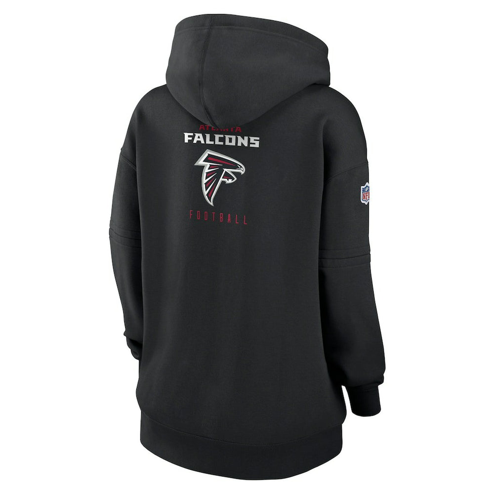 NFL Atlanta Falcons Women's 2023 Sideline Club Fleece Pullover Hoodie