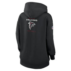 NFL Atlanta Falcons Women's 2023 Sideline Club Fleece Pullover Hoodie