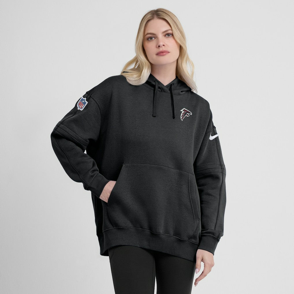 NFL Atlanta Falcons Women's 2023 Sideline Club Fleece Pullover Hoodie