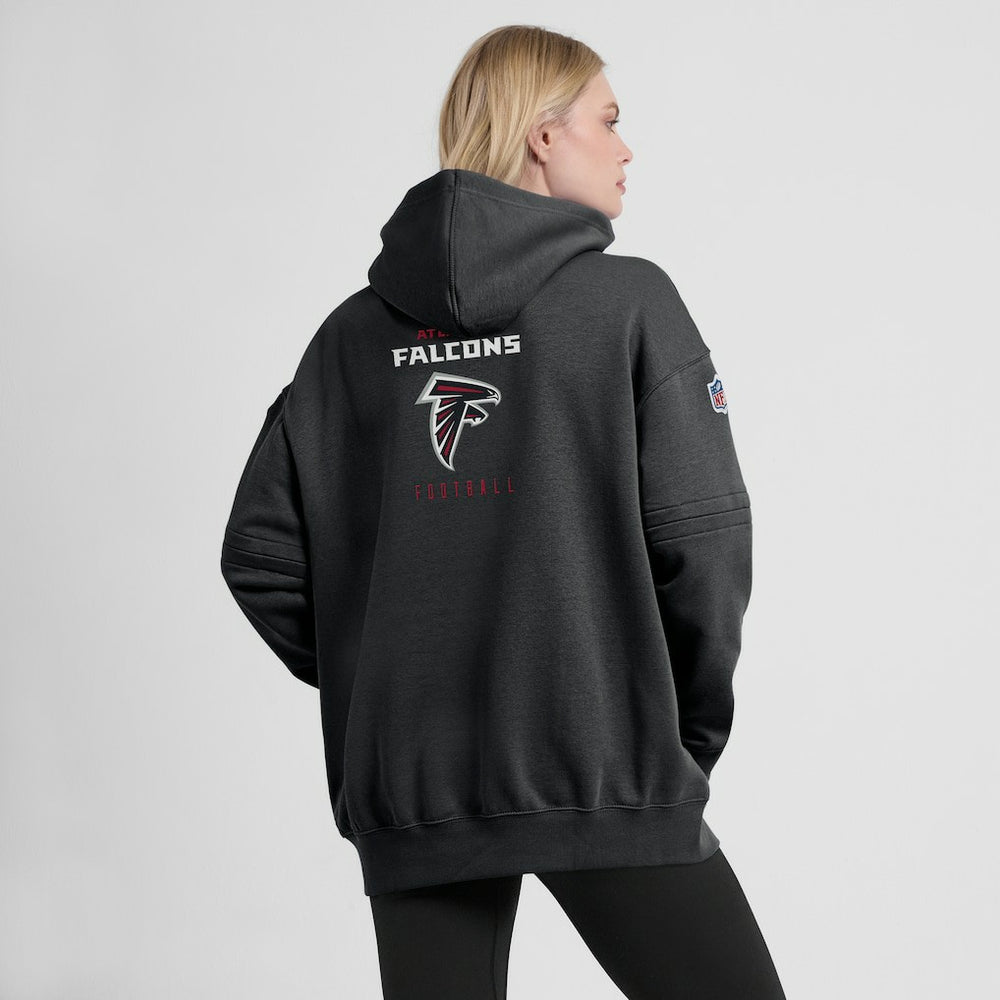 NFL Atlanta Falcons Women's 2023 Sideline Club Fleece Pullover Hoodie