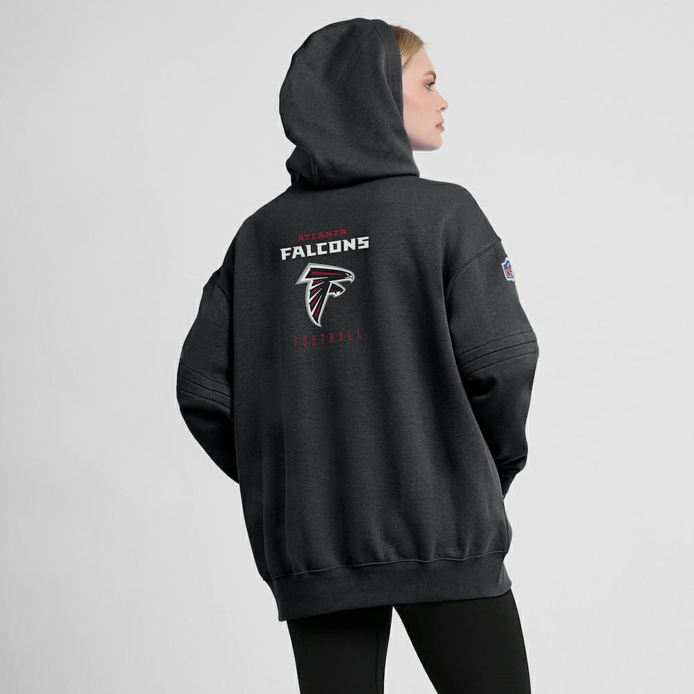 NFL Atlanta Falcons Women's 2023 Sideline Club Fleece Pullover Hoodie
