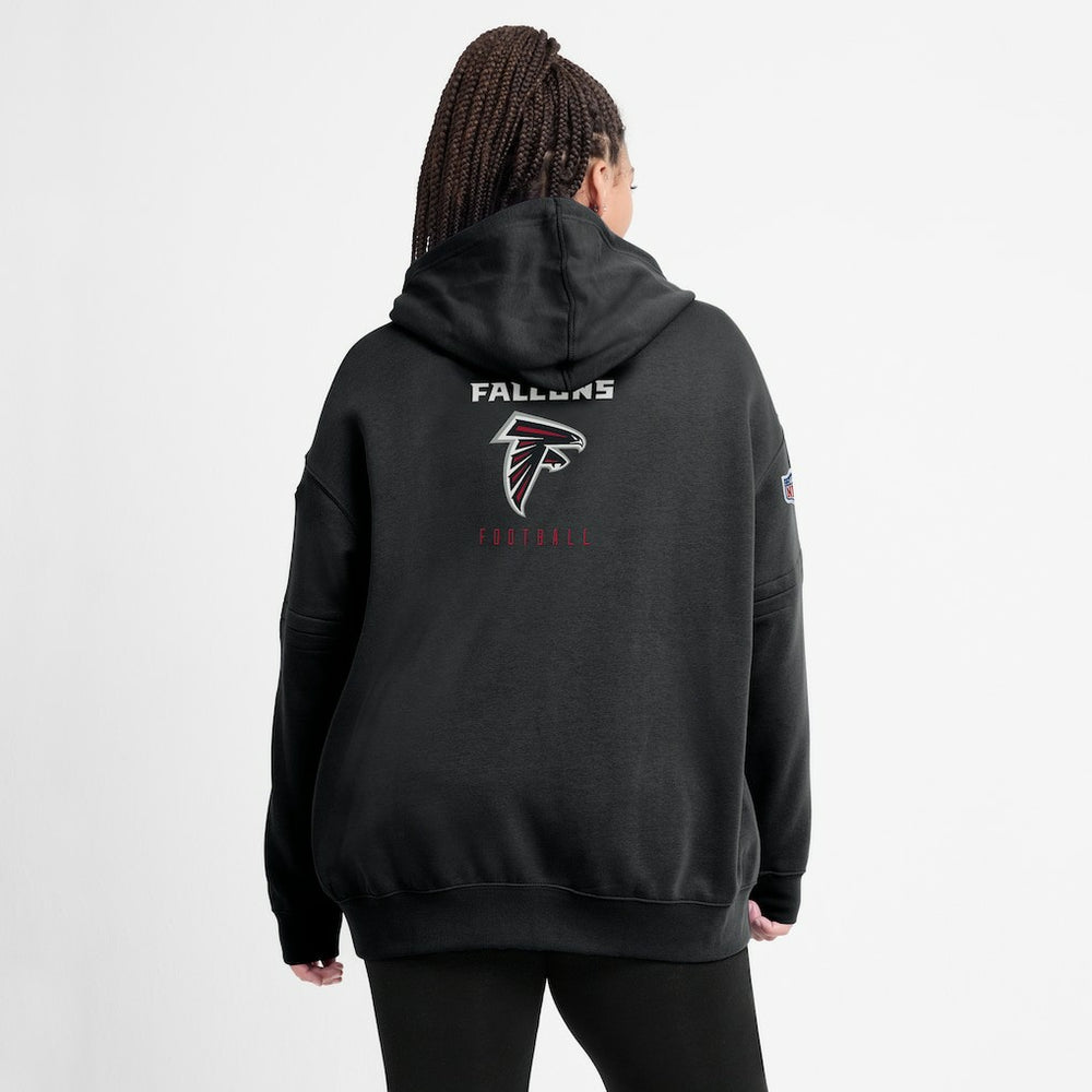 NFL Atlanta Falcons Women's 2023 Sideline Club Fleece Pullover Hoodie