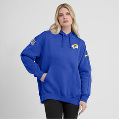 NFL Los Angeles Rams Women's 2023 Sideline Club Fleece Pullover Hoodie