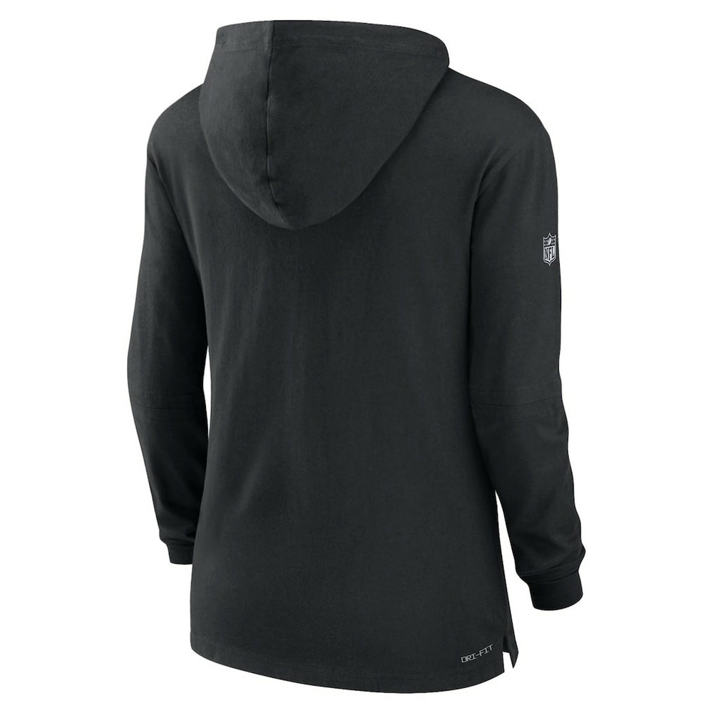 NFL Cincinnati Bengals Women's Sideline Performance Long Sleeve Hoodie T-Shirt