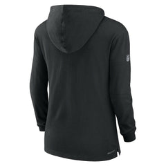 NFL Cincinnati Bengals Women's Sideline Performance Long Sleeve Hoodie T-Shirt