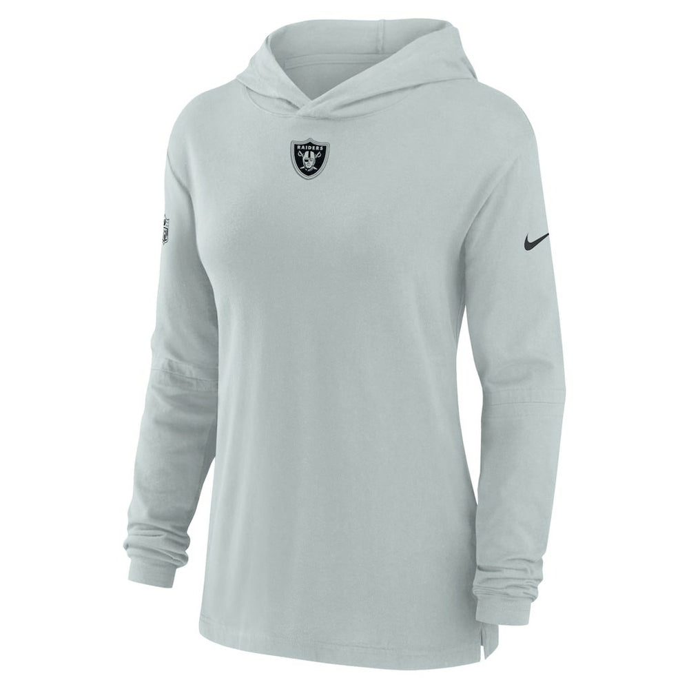 NFL Las Vegas Raiders Women's Sideline Performance Long Sleeve Hoodie T-Shirt