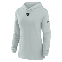 NFL Las Vegas Raiders Women's Sideline Performance Long Sleeve Hoodie T-Shirt