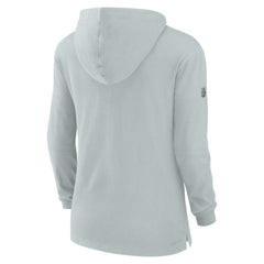 NFL Las Vegas Raiders Women's Sideline Performance Long Sleeve Hoodie T-Shirt