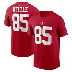 NFL San Francisco 49ers George Kittle  Player Name & Number T-Shirt