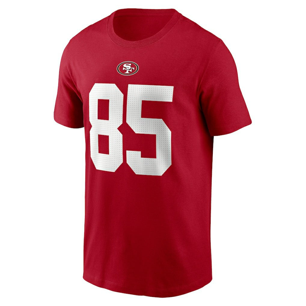 NFL San Francisco 49ers George Kittle  Player Name & Number T-Shirt