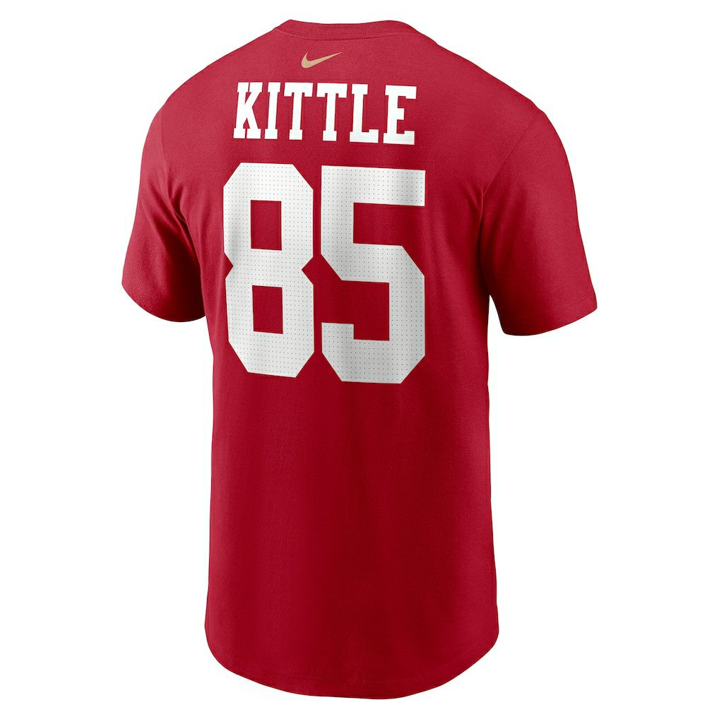 NFL San Francisco 49ers George Kittle  Player Name & Number T-Shirt