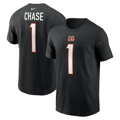 NFL Cincinnati Bengals Ja'Marr Chase  Player Name & Number T-Shirt