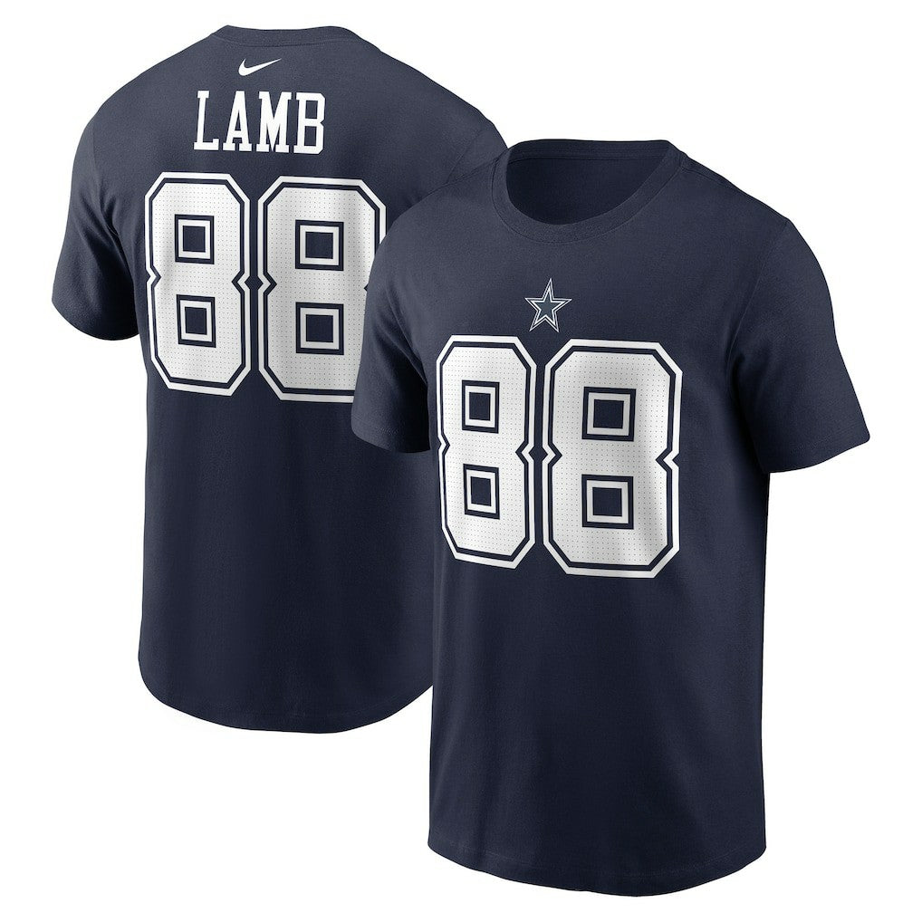 NFL Dallas Cowboys CeeDee Lamb  Player Name & Number T-Shirt