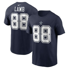 NFL Dallas Cowboys CeeDee Lamb  Player Name & Number T-Shirt