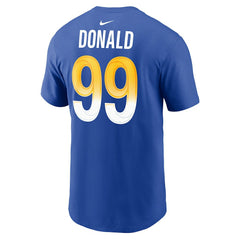NFL Los Angeles Rams Aaron Donald  Player Name & Number T-Shirt
