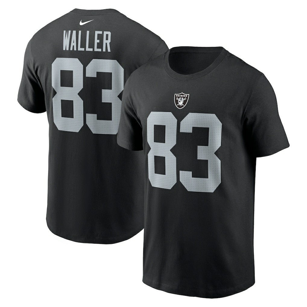 NFL Las Vegas Raiders Darren Waller  Player Name & Number T-Shirt