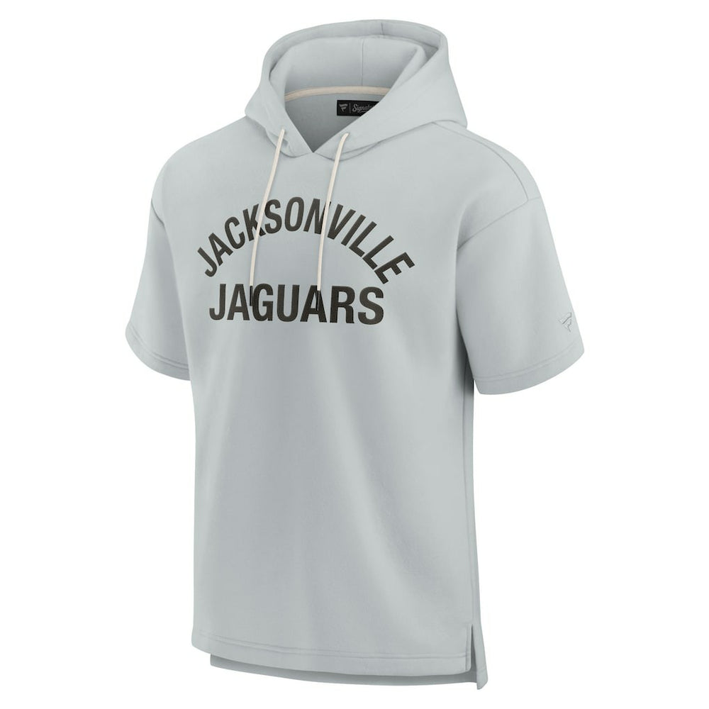 NFL Jacksonville Jaguars Unisex Elements Super Soft Fleece Short Sleeve Pullover Hoodie