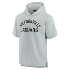 NFL Jacksonville Jaguars Unisex Elements Super Soft Fleece Short Sleeve Pullover Hoodie