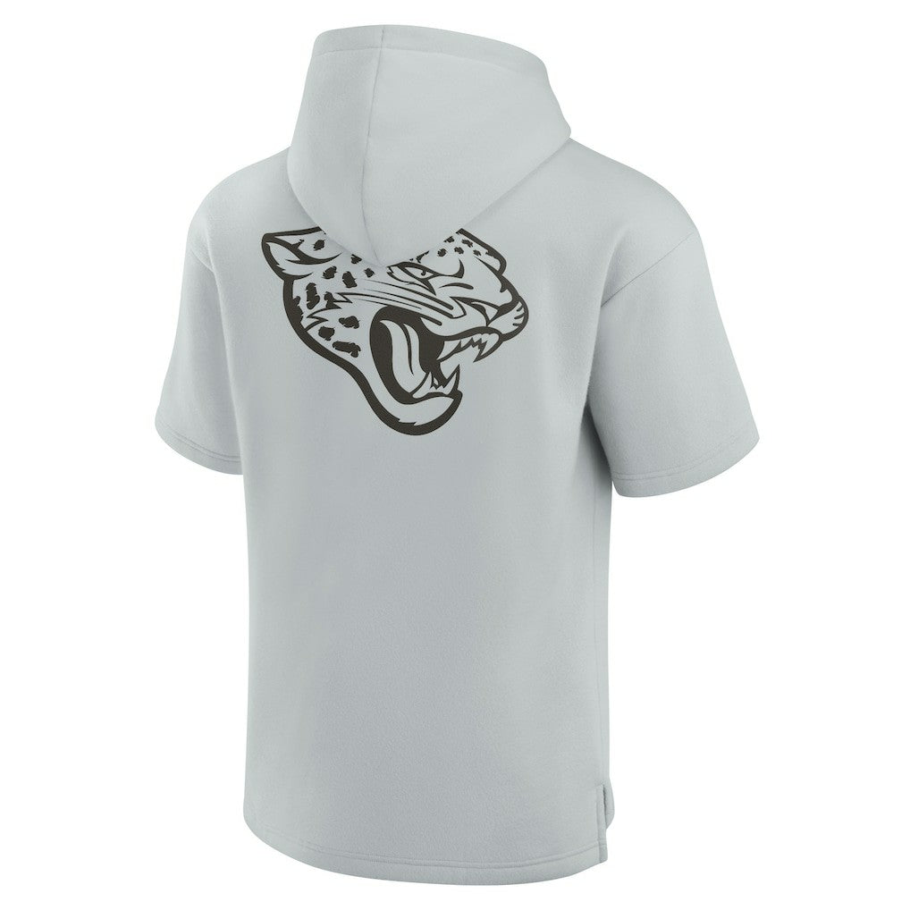 NFL Jacksonville Jaguars Unisex Elements Super Soft Fleece Short Sleeve Pullover Hoodie