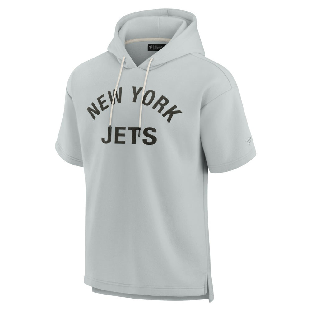 NFL New York Jets Unisex Elements Super Soft Fleece Short Sleeve Pullover Hoodie