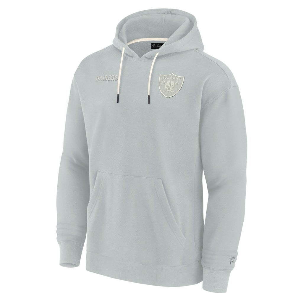 NFL Las Vegas Raiders Unisex Elements Super Soft Fleece Pullover Hoodie