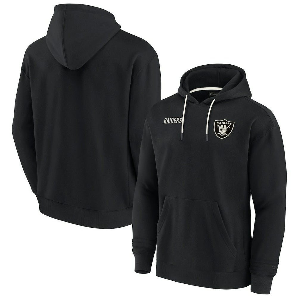 NFL Las Vegas Raiders Unisex Elements Super Soft Fleece Pullover Hoodie