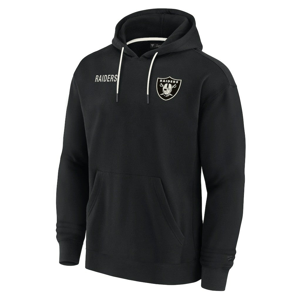 NFL Las Vegas Raiders Unisex Elements Super Soft Fleece Pullover Hoodie
