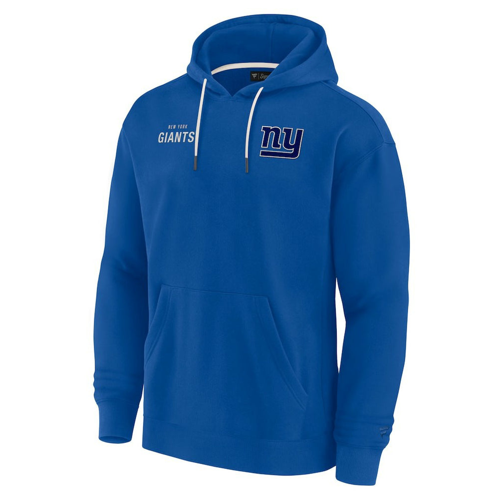 NFL New York Giants Unisex Elements Super Soft Fleece Pullover Hoodie