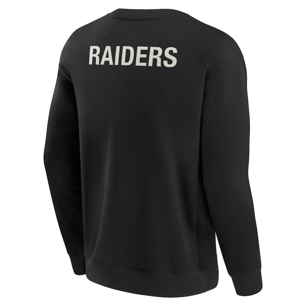NFL Las Vegas Raiders Unisex Elements Super Soft Pullover Sweatshirt