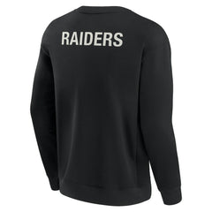 NFL Las Vegas Raiders Unisex Elements Super Soft Pullover Sweatshirt