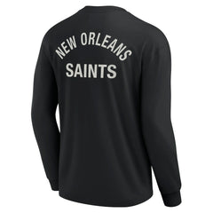 NFL New Orleans Saints Unisex Elements Super Soft Long Sleeve T-Shirt