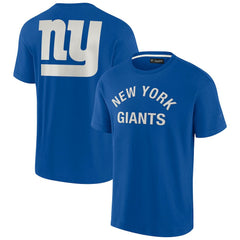 NFL New York Giants Unisex Elements Super Soft Short Sleeve T-Shirt