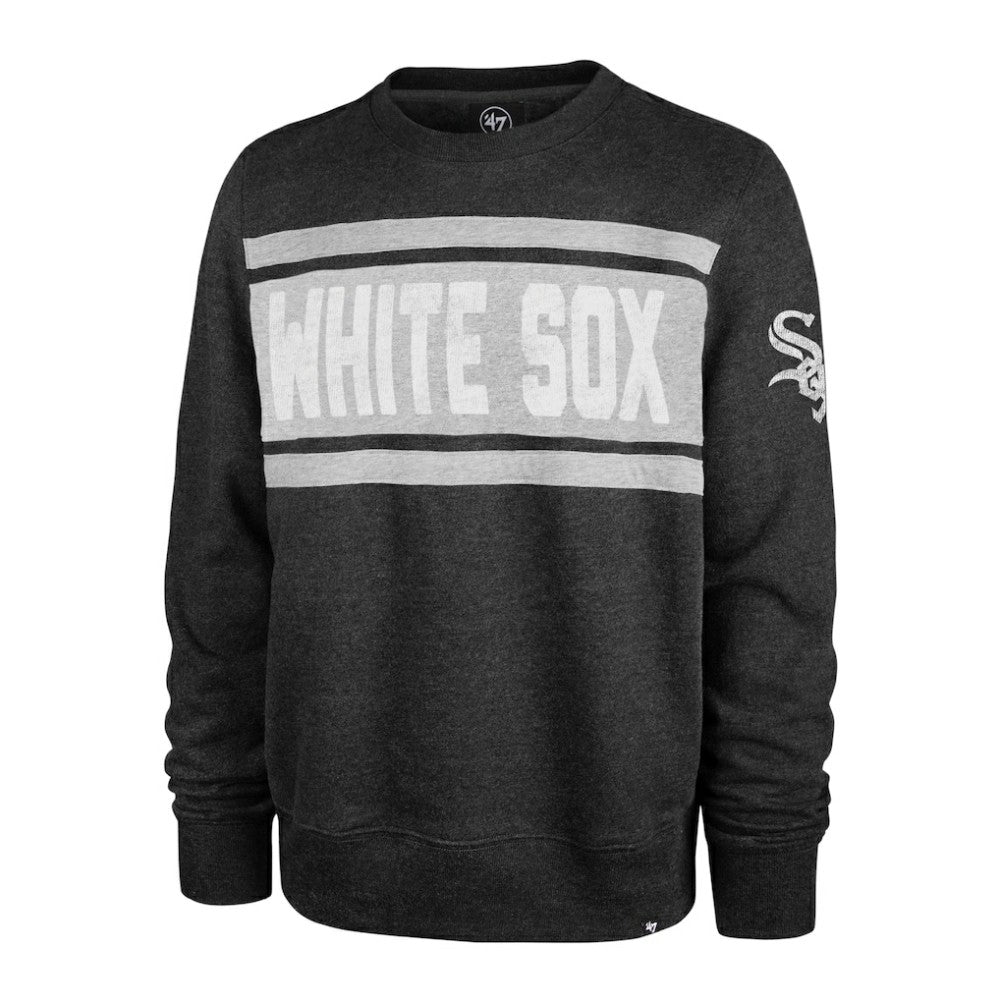 Chicago White Sox Bypass Tribeca Pullover Sweatshirt - Black | 47 brand