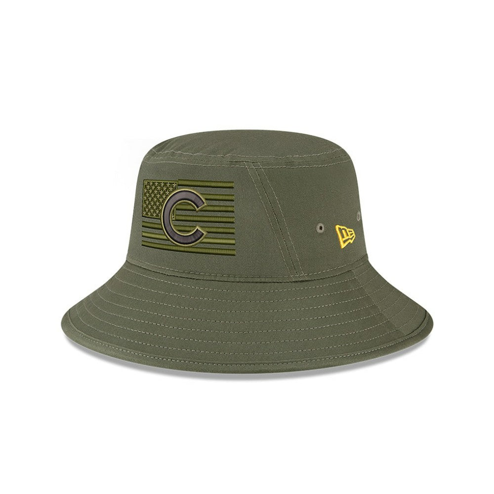 Chicago Cubs 2023 Armed Forces Day Bucket Hat - Green | New Era