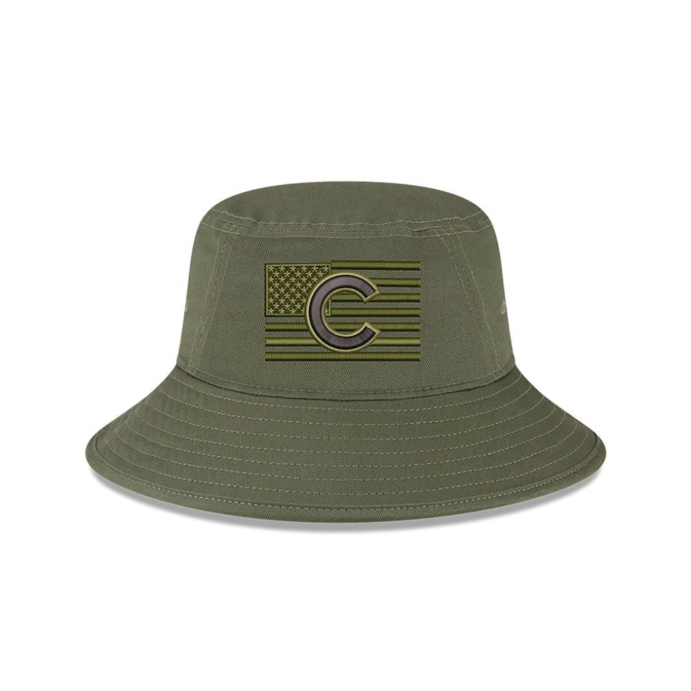 Chicago Cubs 2023 Armed Forces Day Bucket Hat - Green | New Era