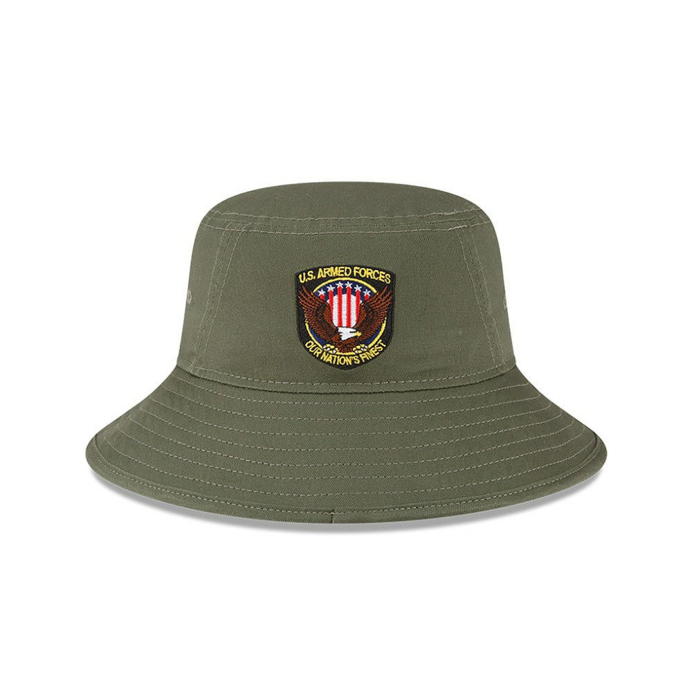 Athletics 2023 Armed Forces Day Bucket Hat - Green | New Era