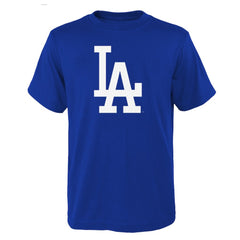 Los Angeles Dodgers Youth Logo Primary Team T-Shirt - Royal