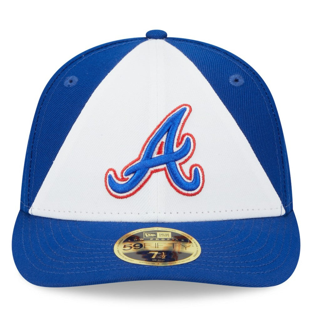 Atlanta Braves 2023 City Connect Low Profile 59FIFTY Fitted Hat - White/Royal | New Era